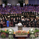 Bishop Eddie Long presides over the funeral of Coretta Scott King.
